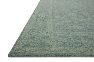Loloi Lyle LK-05 Teal Area Rug Corner Image