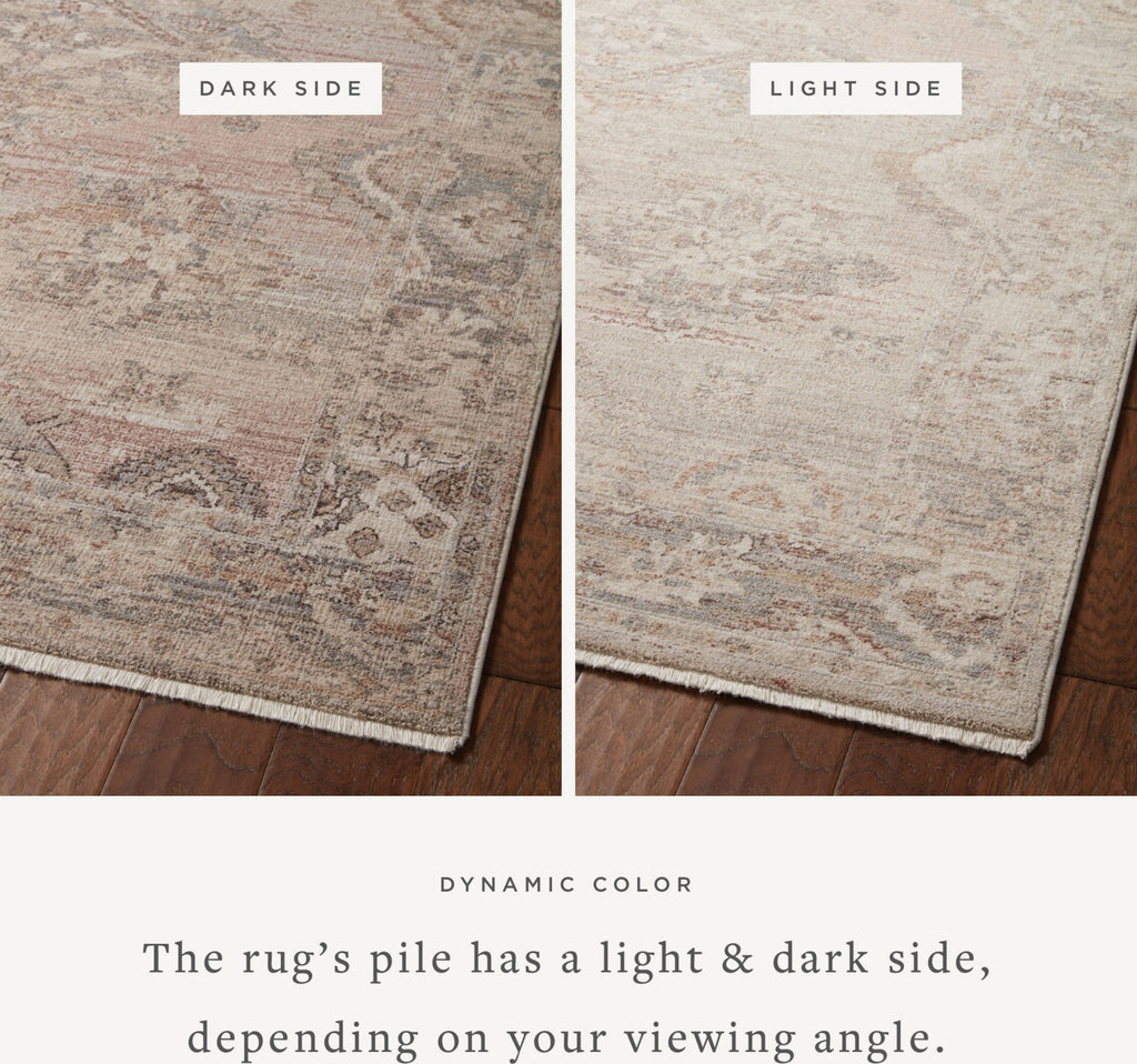 Loloi Lyra LYR-01 Blush/Dove Area Rug – Incredible Rugs and Decor