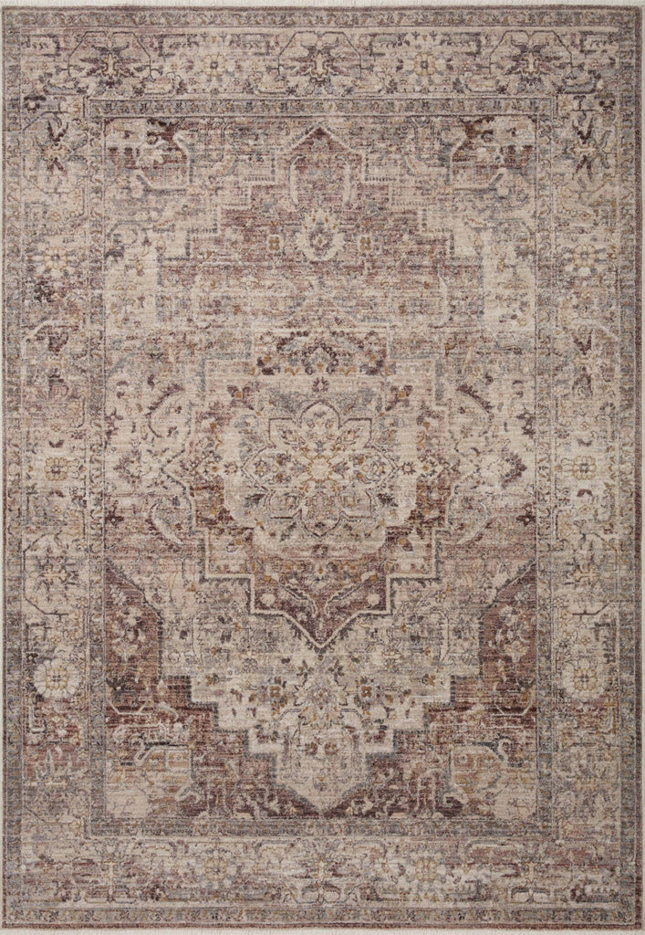 Loloi Lyra LYR-06 Berry/Stone Area Rug