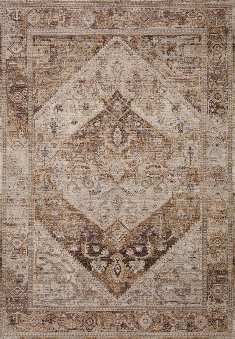 Loloi Lyra LYR-07 Natural/Mocha Area Rug