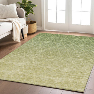 Dalyn Lazio LZ2 Aloe Machine Washable Area Rug Lifestyle Image Feature