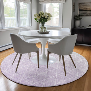 Dalyn Lazio LZ2 Lavender Machine Washable Area Rug