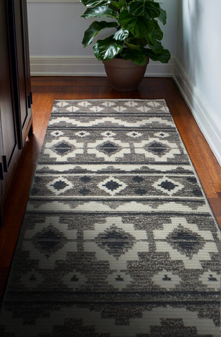 Bashian Marakesh M133-BN10 Ivory/Grey Area Rug