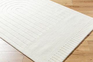 Livabliss Mystique M-5496 Ivory Area Rug Corner Shot