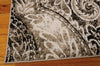 Nourison Glistening Nights MA501 Light Grey Area Rug by Michael Amini Detail Image