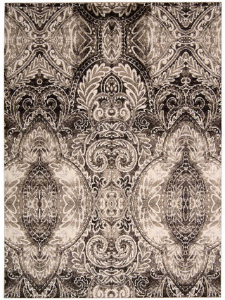 Nourison Glistening Nights MA501 Light Grey Area Rug by Michael Amini main image