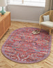 Unique Loom Maahru T-MAHR2 Rust Red Area Rug