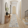 Nourison ABSTRACT HUES ABH01 BEIGE GREY Corner Image