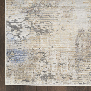 Nourison ABSTRACT HUES ABH01 BEIGE GREY Detail Image