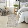 Nourison ABSTRACT HUES ABH01 BEIGE GREY Corner Image