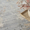Nourison ABSTRACT HUES ABH01 GREY BLUE Corner Image