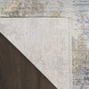 Nourison ABSTRACT HUES ABH01 GREY BLUE Corner Image