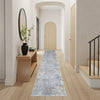 Nourison ABSTRACT HUES ABH01 GREY BLUE Corner Image