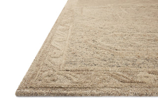 Loloi Mabel MBL-01 Stone / Sand Area Rug Corner Image