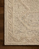 Loloi Mabel MBL-01 Stone / Sand Area Rug Corner Image