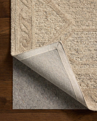 Loloi Mabel MBL-01 Stone / Sand Area Rug Backing Image