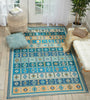 Nourison Madera MAD08 Light Blue Area Rug Corner Image