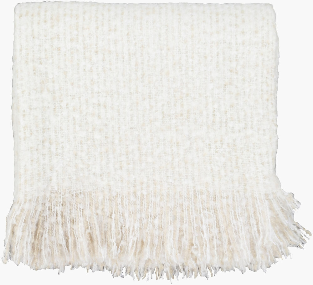 Surya Madurai MAD-1001 White Throw main image