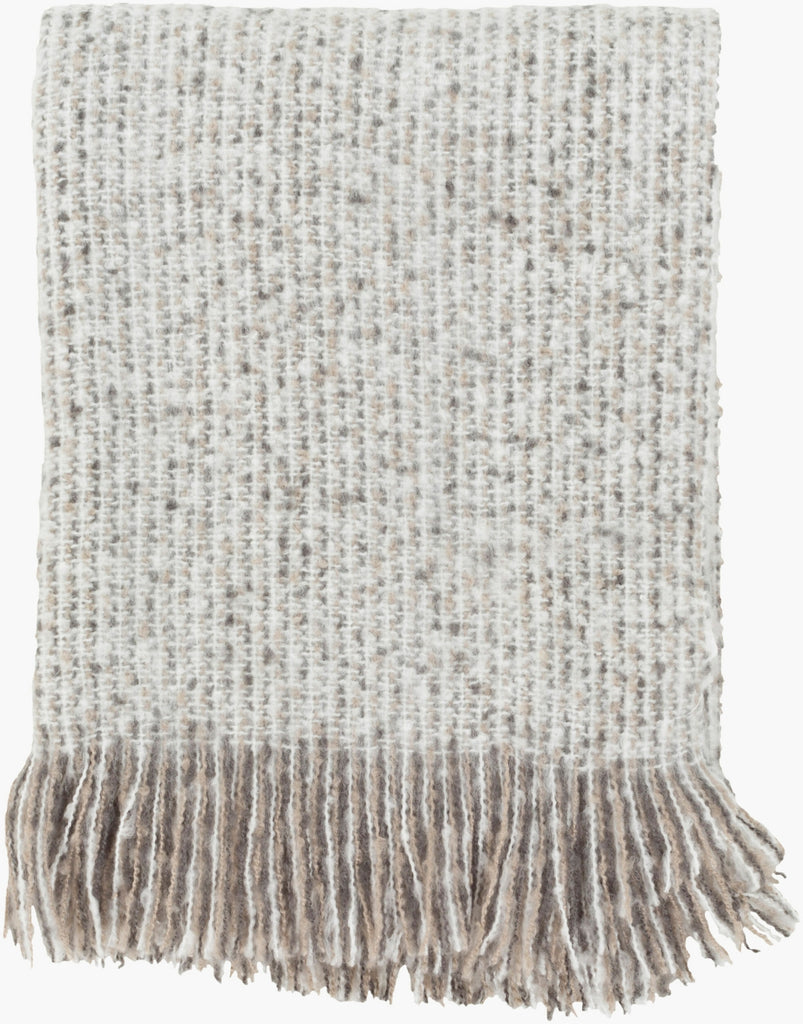 Surya Madurai MAD-1002 Taupe Throw main image