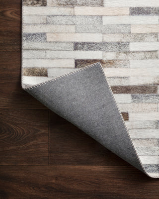 Loloi Maddox MAD-01 Ivory/Grey Area Rug Backing Image