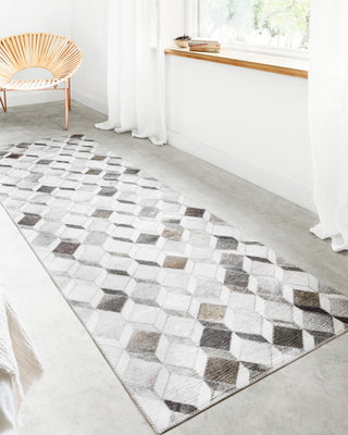 Loloi Maddox MAD-02 Grey/Mocha Area Rug Lifestyle Image Feature