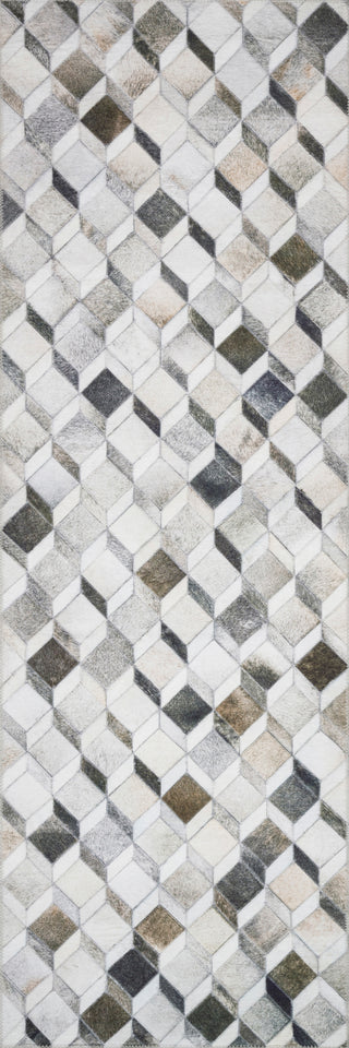 Loloi Maddox MAD-02 Grey/Mocha Area Rug Runner Image
