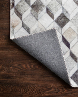 Loloi Maddox MAD-02 Grey/Mocha Area Rug Backing Image