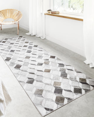 Loloi II Maddox MAD-02 Grey/Mocha Area Rug Lifestyle Image Feature