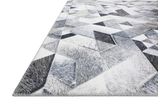 Loloi Maddox MAD-03 Grey/Ivory Area Rug Corner Image
