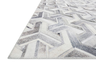Loloi Maddox MAD-05 Silver/Ivory Area Rug Corner Image