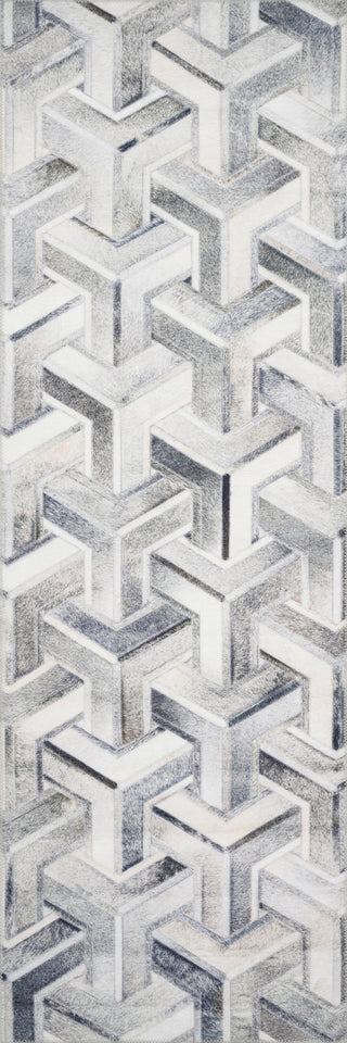 Loloi Maddox MAD-05 Silver/Ivory Area Rug Runner Image