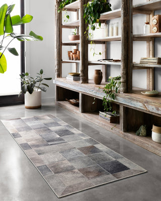 Loloi Maddox MAD-06 Charcoal/Grey Area Rug Lifestyle Image Feature