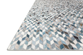 Loloi Maddox MAD-08 Ocean/Grey Area Rug Corner Image