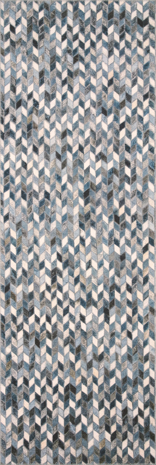 Loloi Maddox MAD-08 Ocean/Grey Area Rug Runner Image