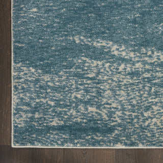 Nourison Maxell MAE06 Ivory/Teal Area Rug by Home Detail Image