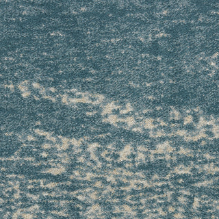 Nourison Maxell MAE06 Ivory/Teal Area Rug by Home Swatch Image