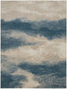 Nourison Maxell MAE06 Ivory/Teal Area Rug by Home Main Image
