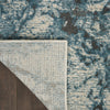 Nourison Maxell MAE08 Ivory/Teal Area Rug by Home Corner Image