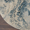 Nourison Maxell MAE08 Ivory/Teal Area Rug by Home Detail Image