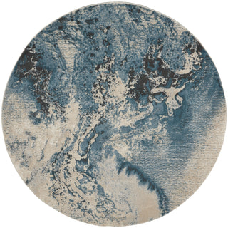 Nourison Maxell MAE08 Ivory/Teal Area Rug by Home Main Image