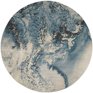 Nourison Maxell MAE08 Ivory/Teal Area Rug by Home Main Image