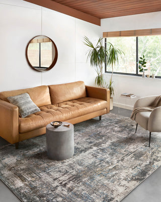 Loloi II Maeve MAE-02 Slate/Mist Area Rug Lifestyle Image Feature
