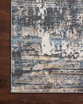 Loloi II Maeve MAE-03 Slate/Apricot Area Rug Corner Image