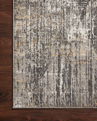 Loloi II Maeve MAE-04 Granite/Gold Area Rug Corner Image