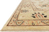 Loloi Majestic MM-02 Ivory/Gold Area Rug Corner Shot