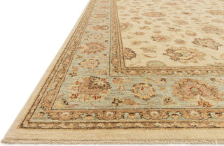 Loloi Majestic MM-07 Ivory/Blue Area Rug Corner Shot