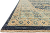 Loloi Majestic MM-10 Indigo / Light Blue Area Rug Corner