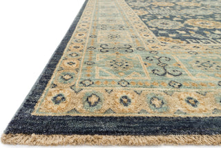 Loloi Majestic MM-10 Indigo / Light Blue Area Rug Corner Image