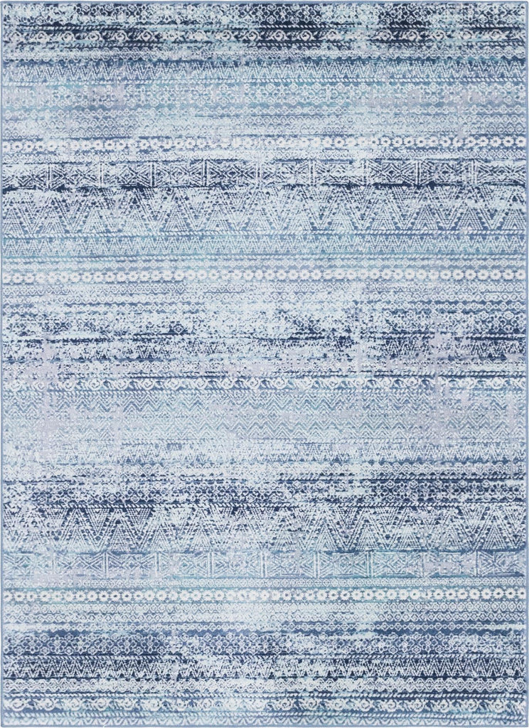 Unique Loom Malibu T-MLBU10 Blue Area Rug