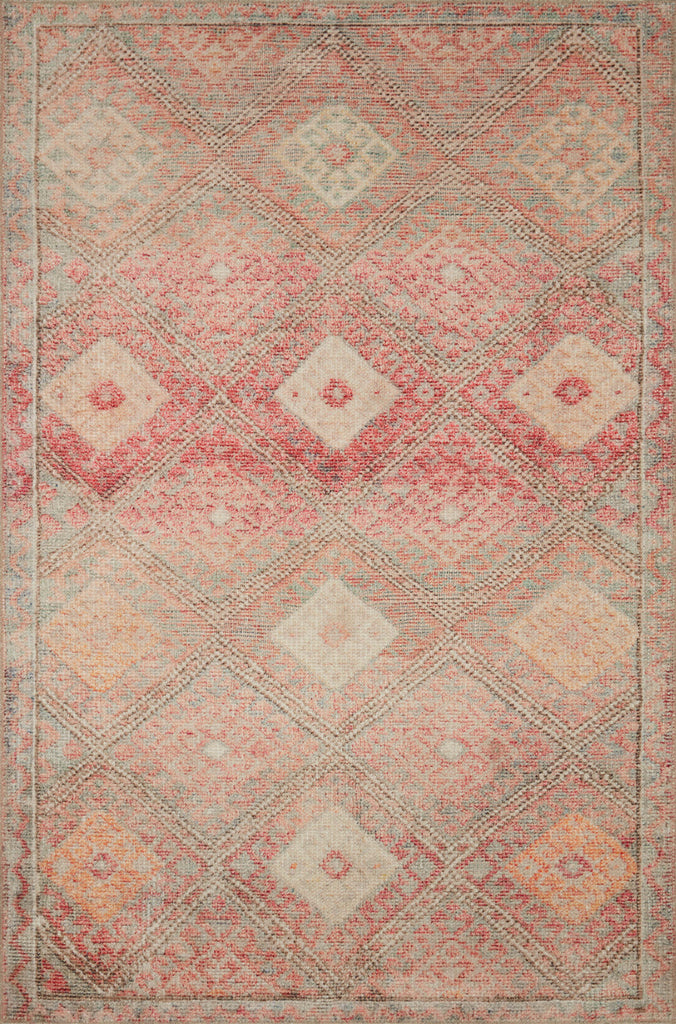 Loloi Malik MAL-01 Dove/Sunset Area Rug by Justina Blakeney main image